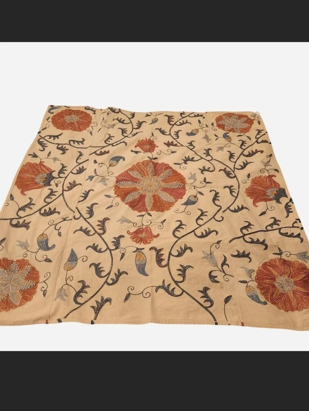 Pottery Barn Suzani/Wren Embroidered Cotton 50